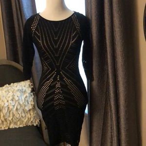Calvin Klein laser cut look bodycon dress. Pxs
